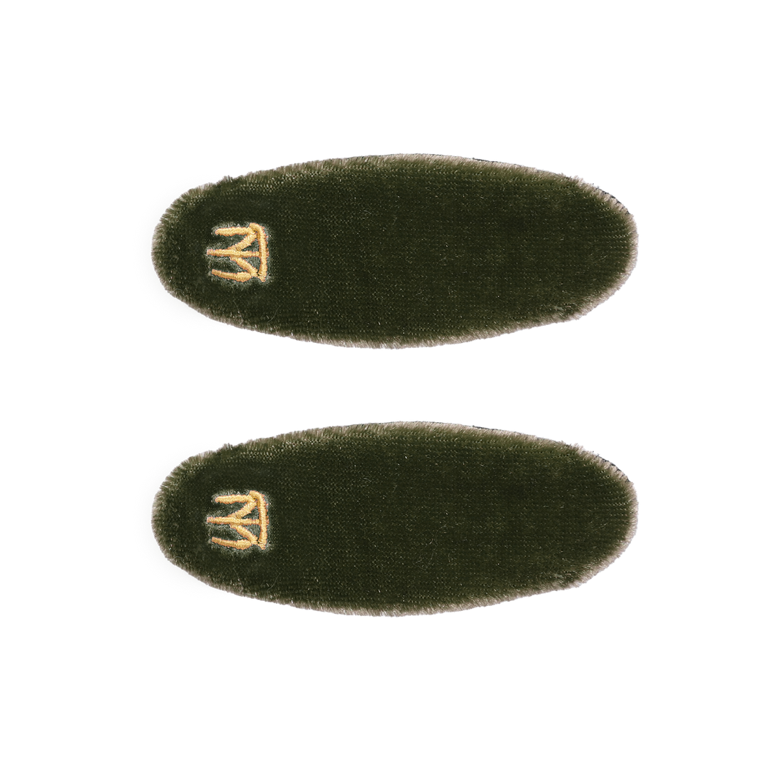 clip velvet barette