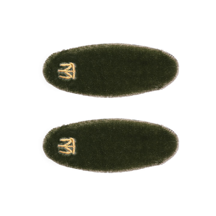 clip velvet barette