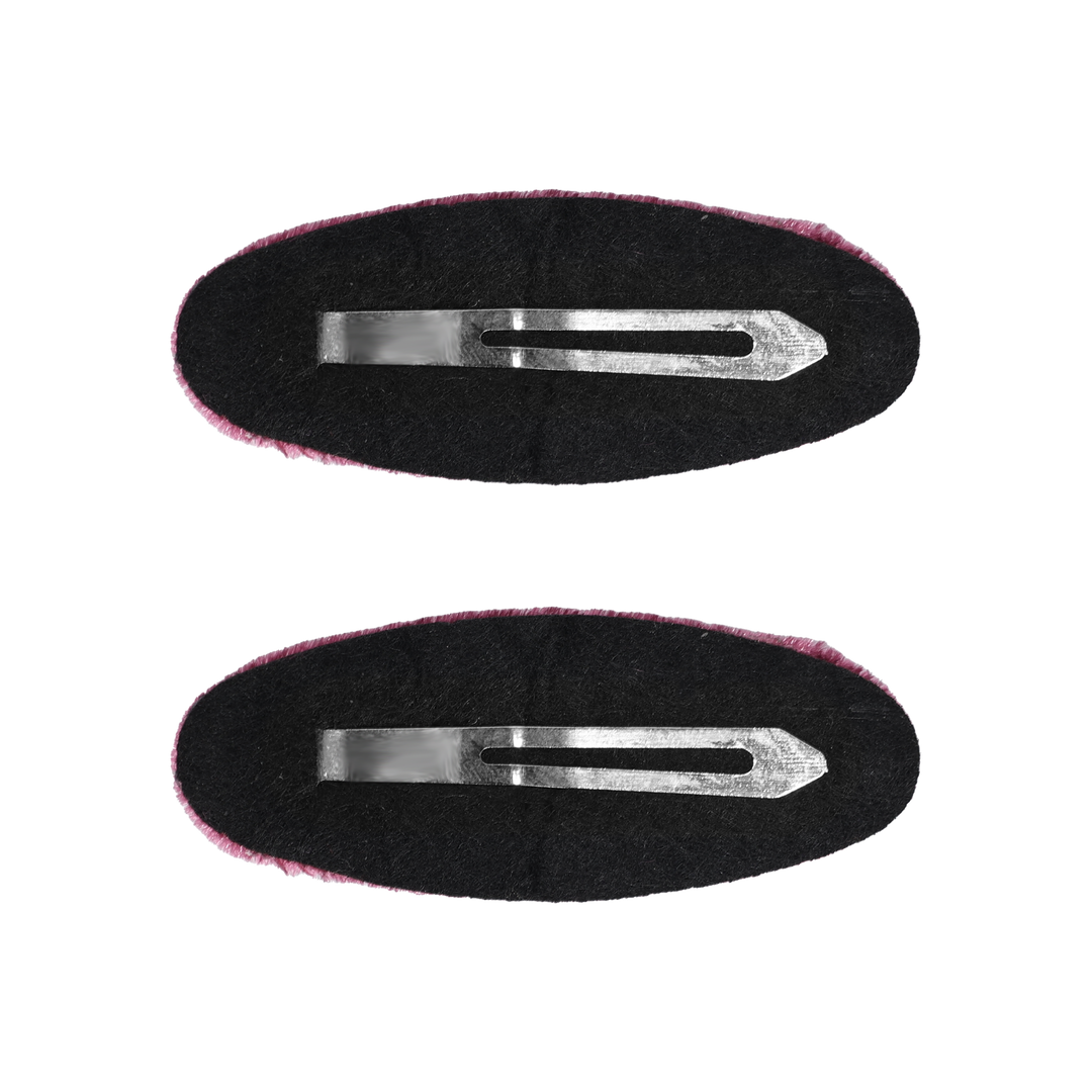 clip velvet barette