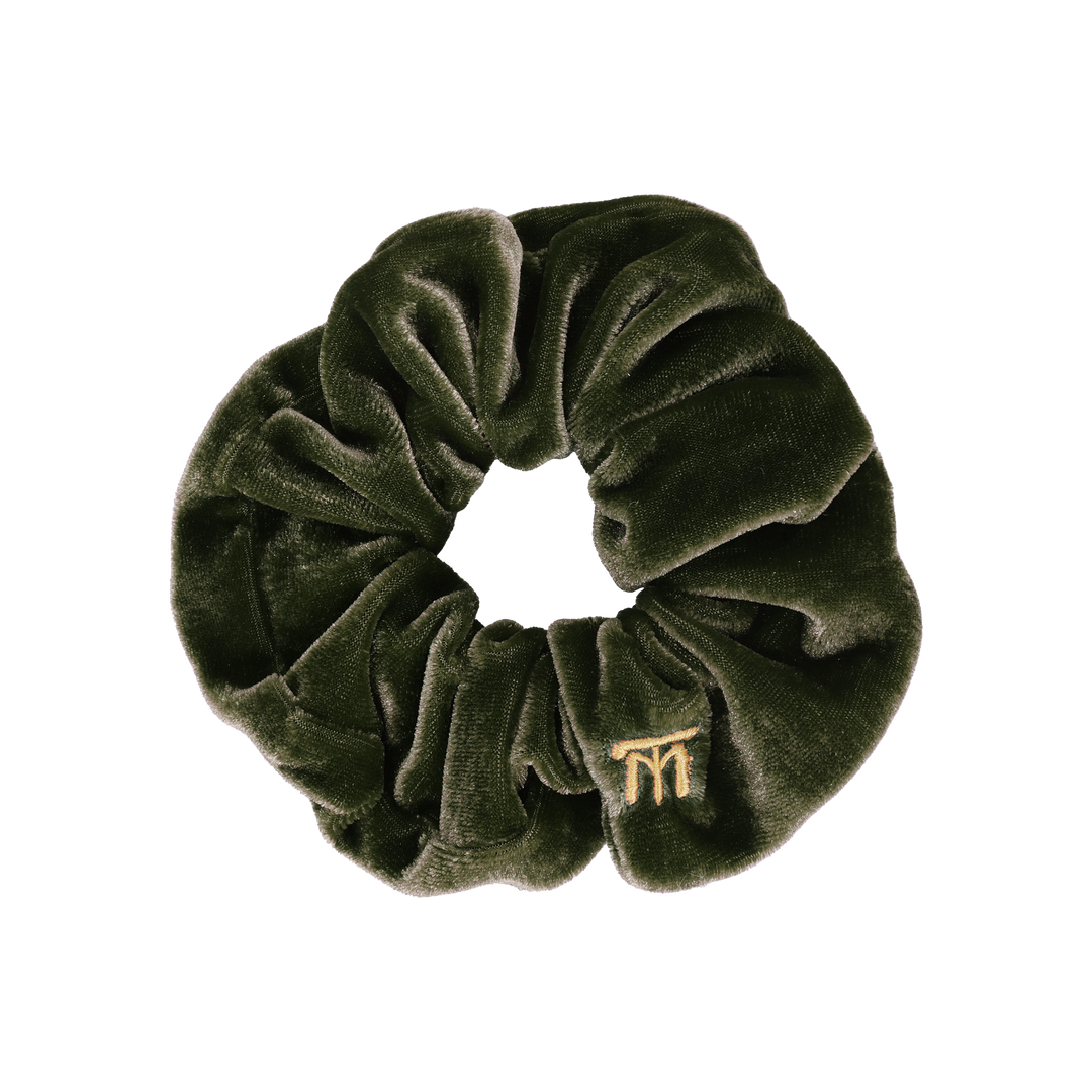pony scrunchie velvet