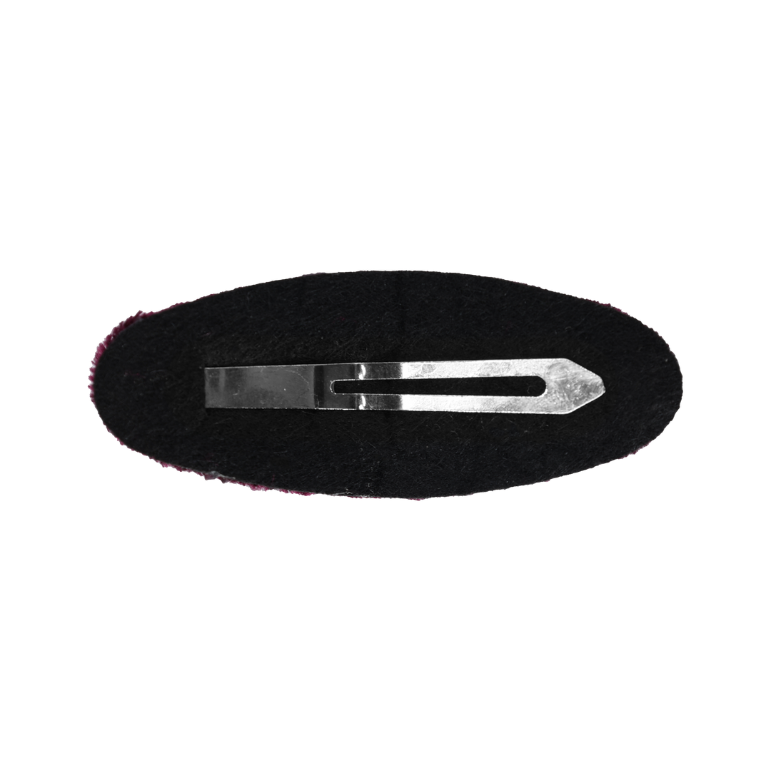 clip luxe velvet barette