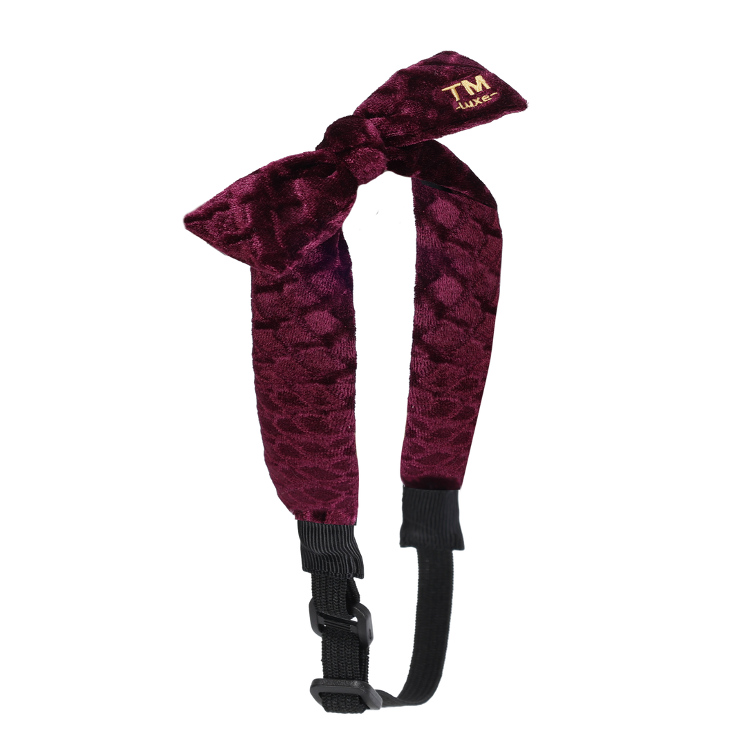 sweatband luxe velvet adjustable toddler