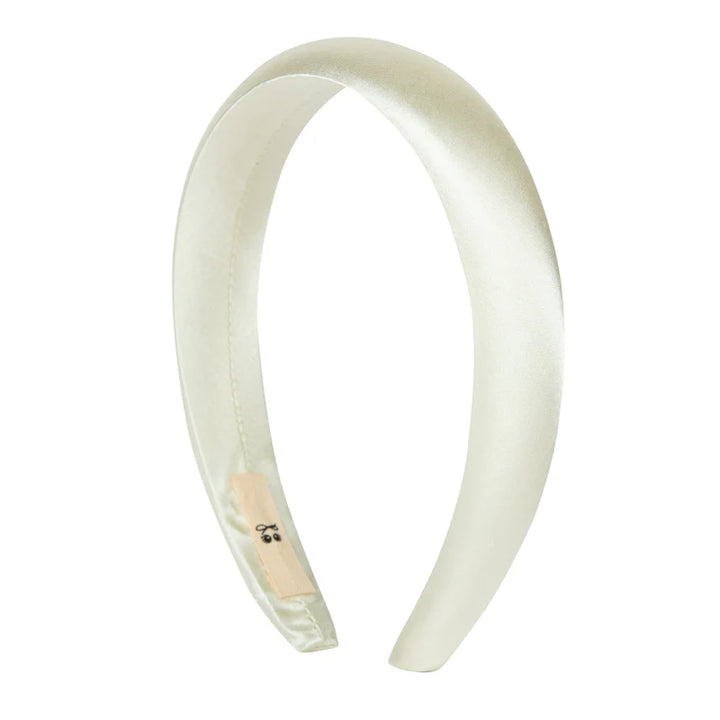 headband satin puff
