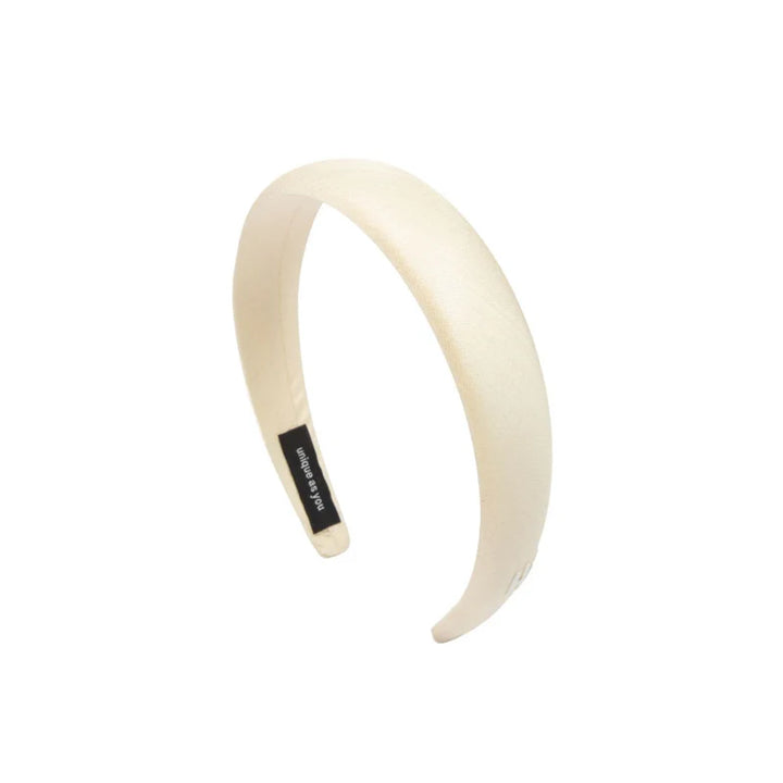 headband flat sparkle heavy satin