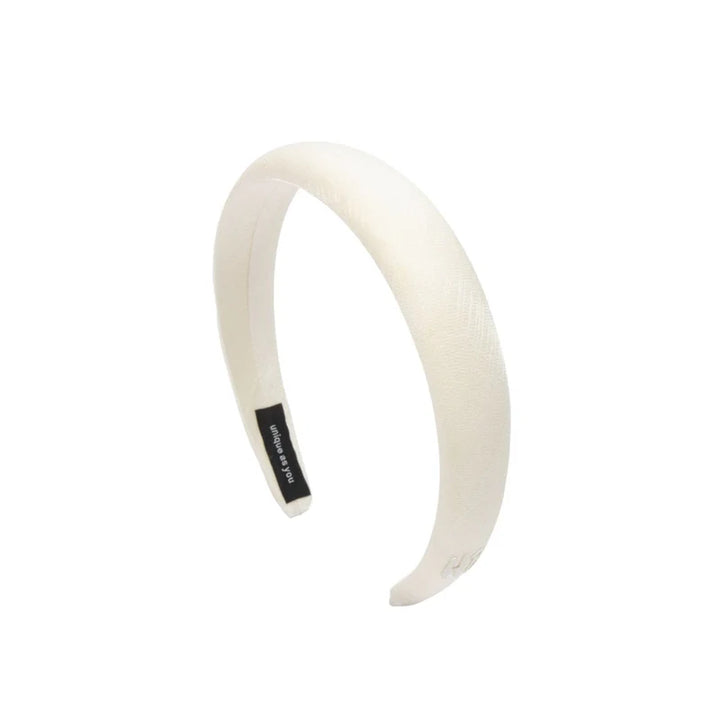 headband flat sparkle heavy satin