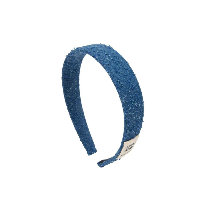 headband fray denim