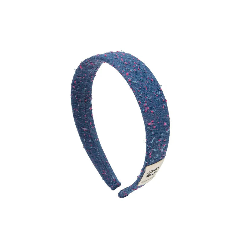 headband fray denim