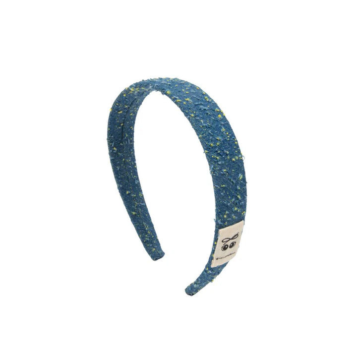 headband fray denim