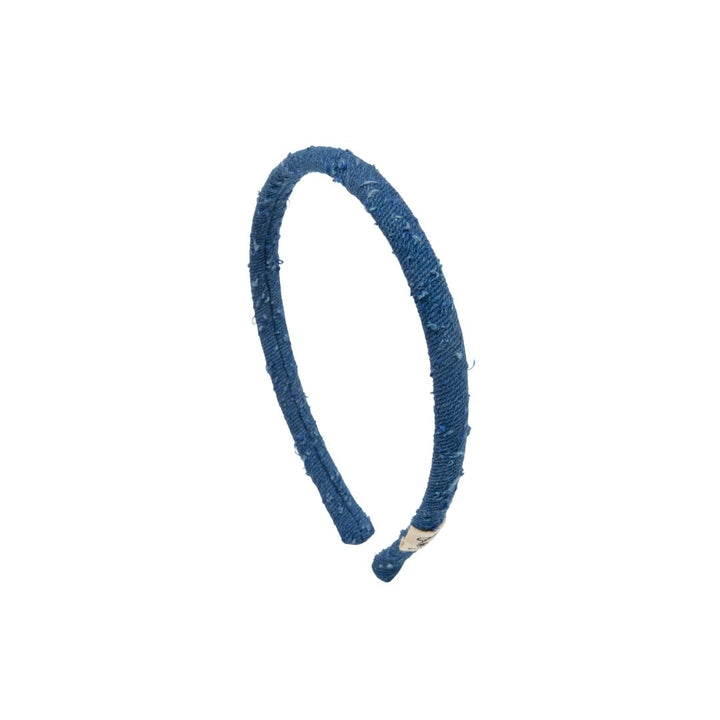 headband fray denim