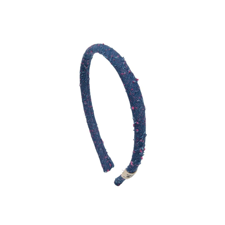 headband fray denim