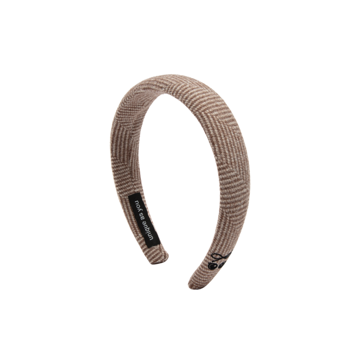 headband herringbone puff