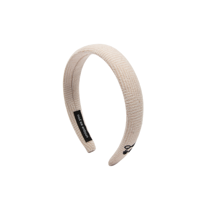 headband herringbone puff