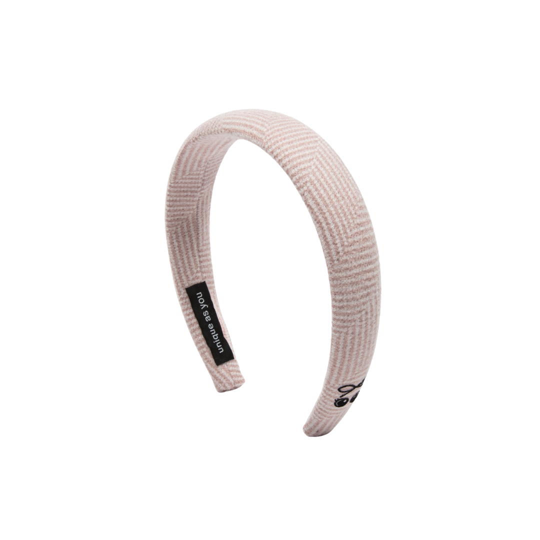 headband herringbone puff