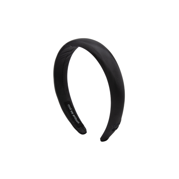 headband taffeta puff