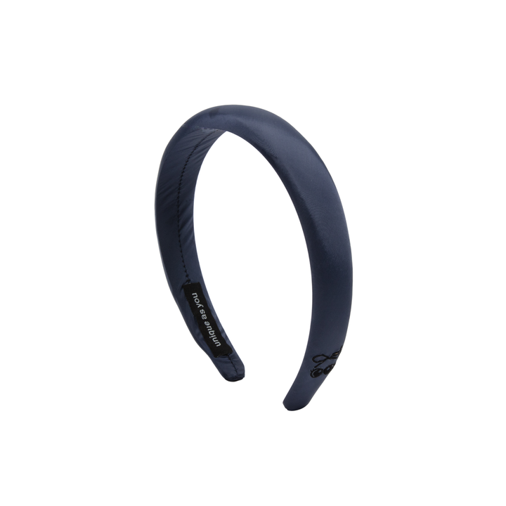 headband taffeta puff