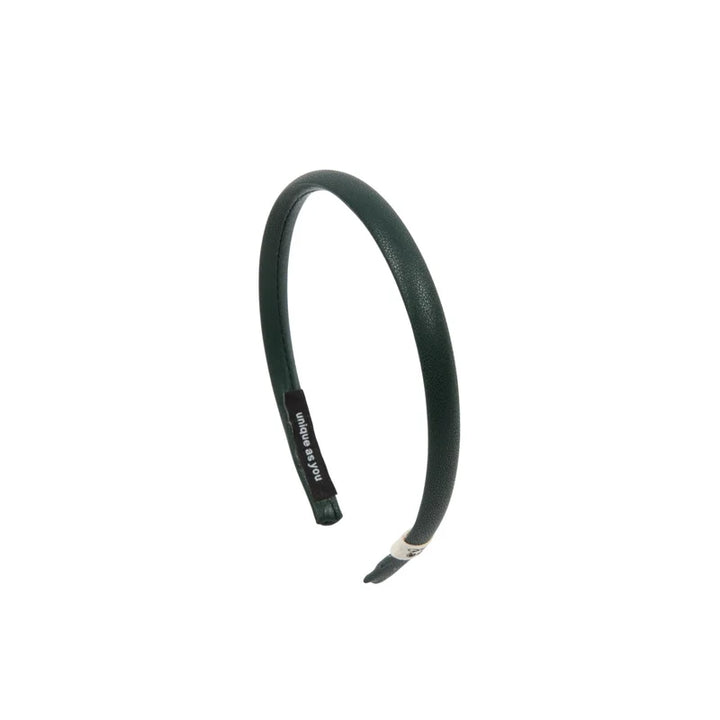 headband classic leather thin