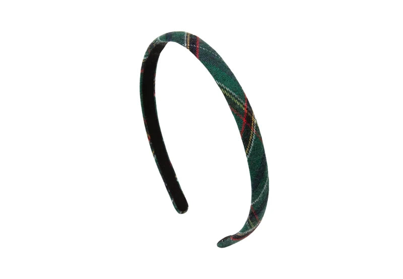 headband winter check thin