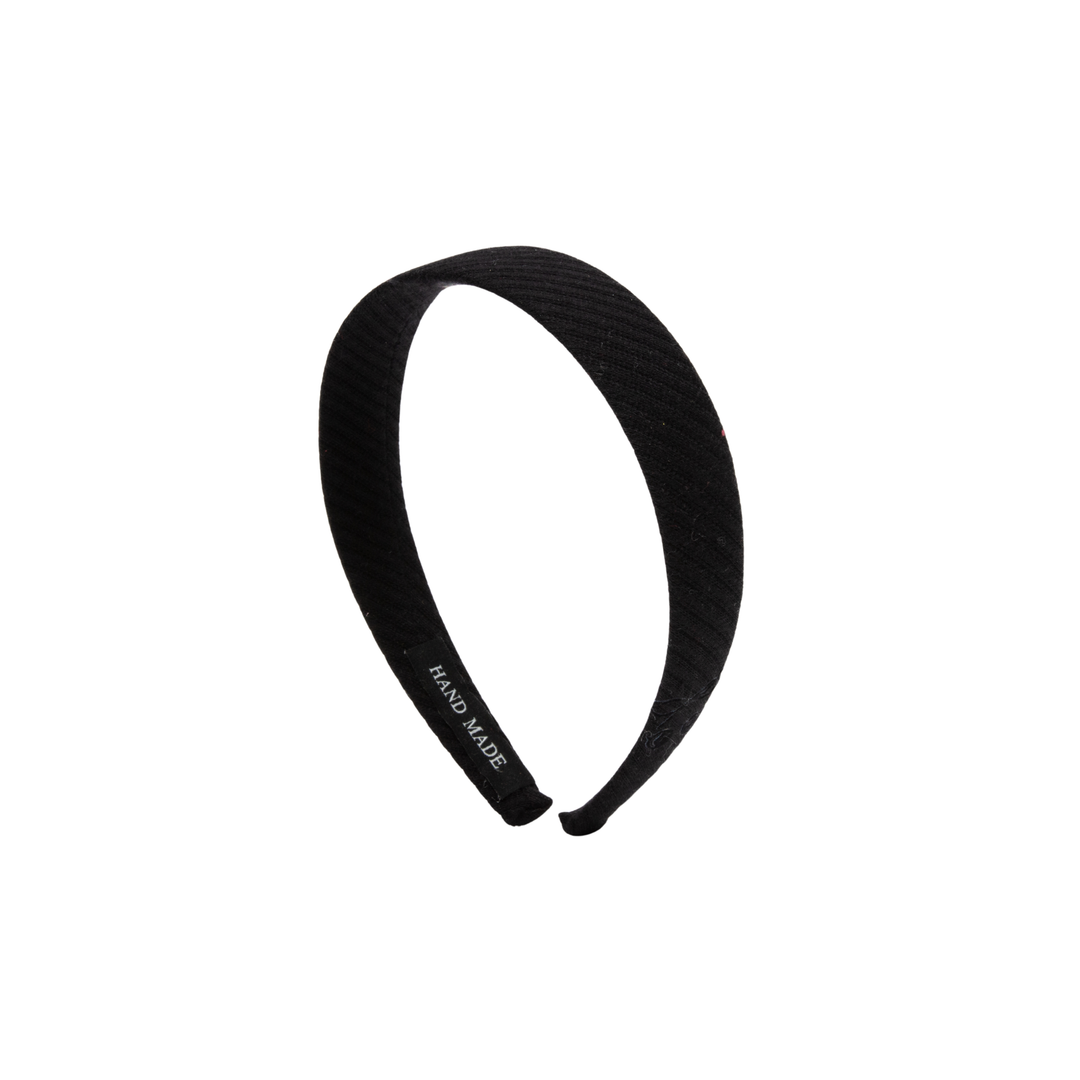 headband rib textured flat