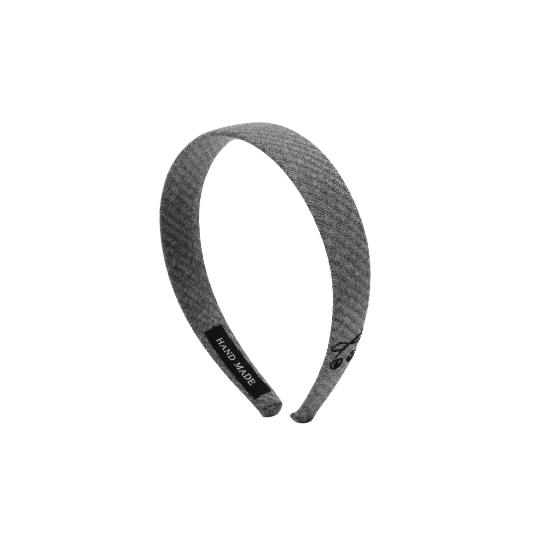 headband rib textured flat