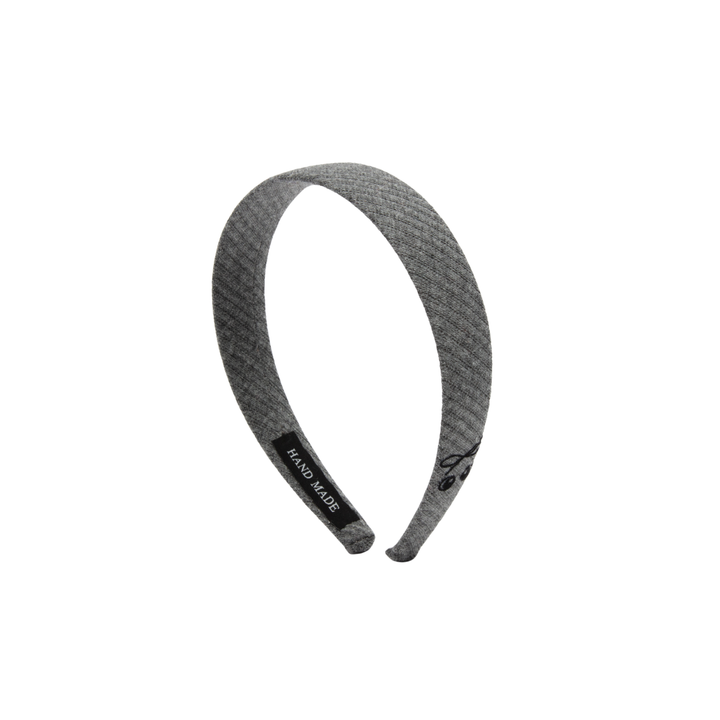 headband rib textured flat