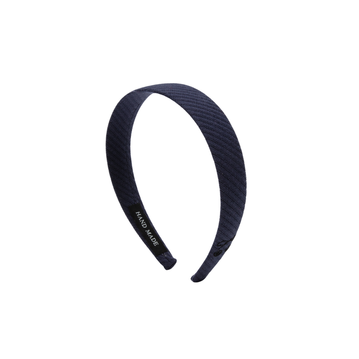 headband rib textured flat