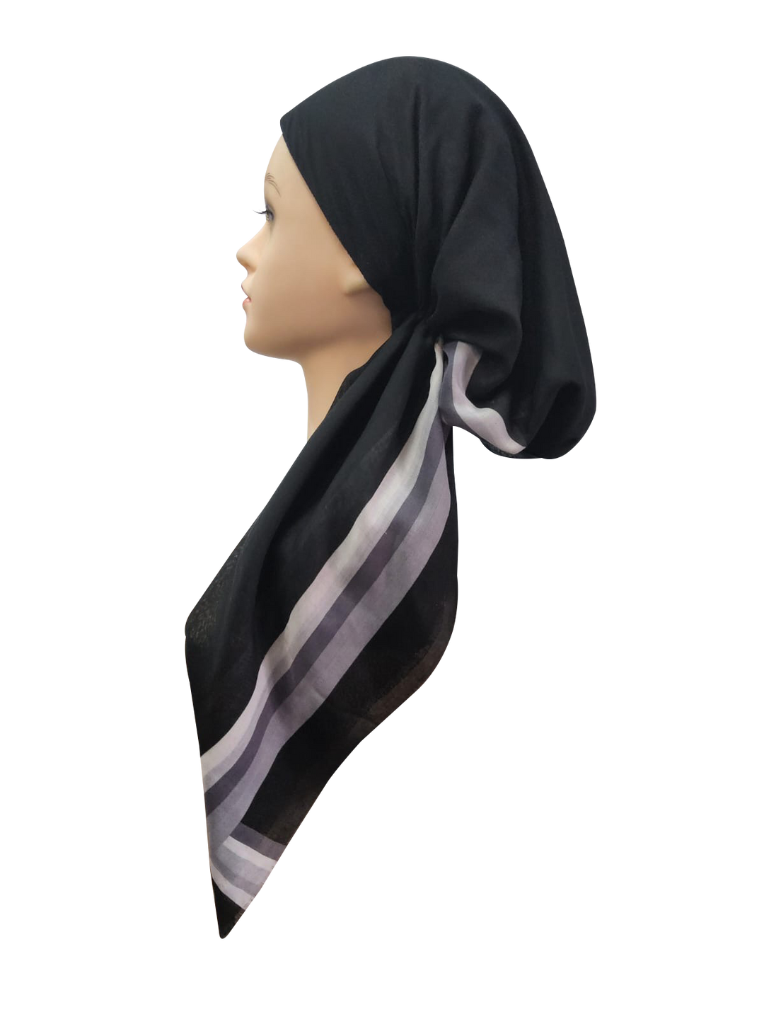 headscarf closed varsity stripe