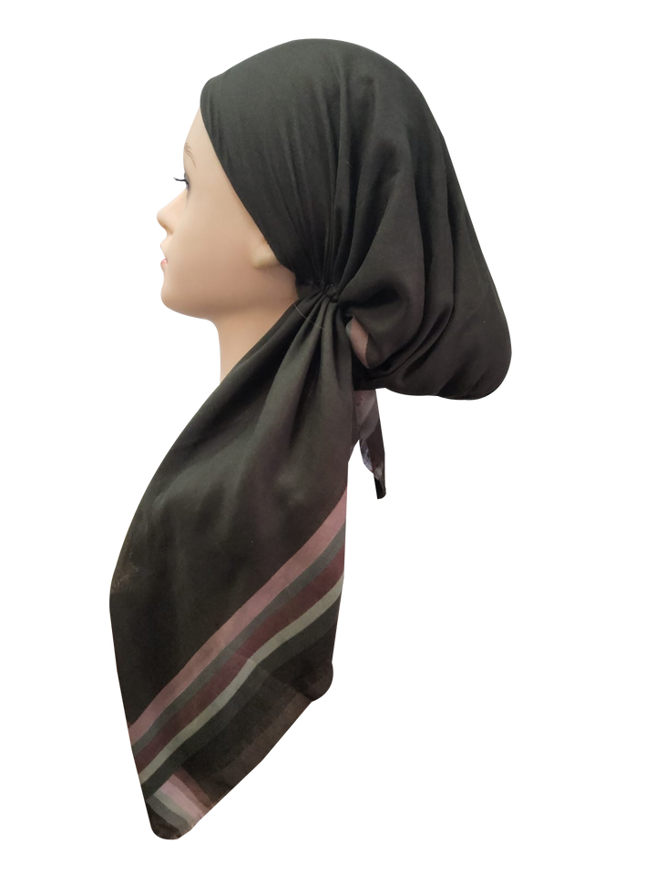 headscarf closed varsity stripe