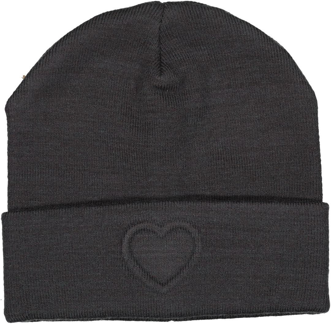 hat stamped heart