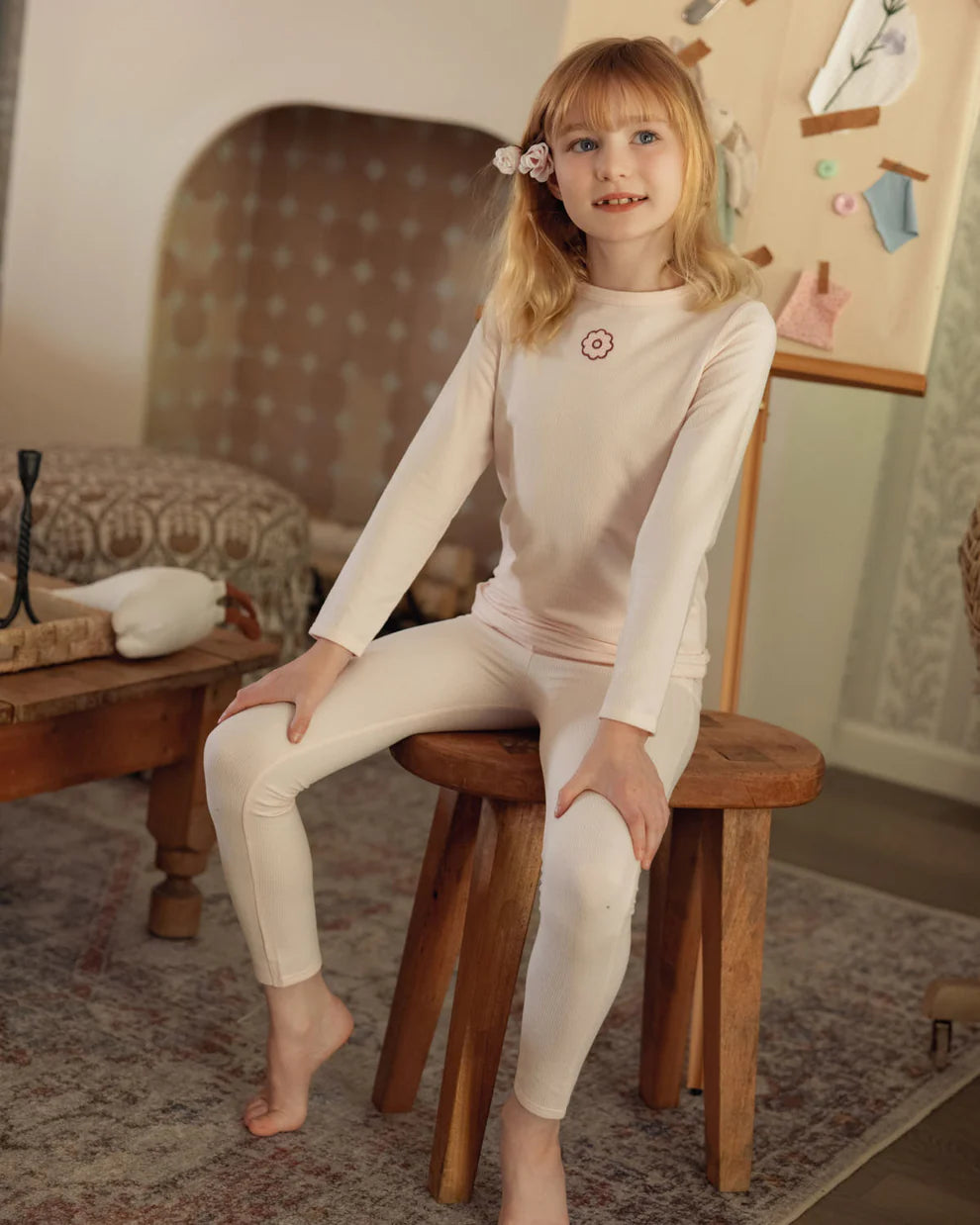 pajamas a little flower power 2pc set