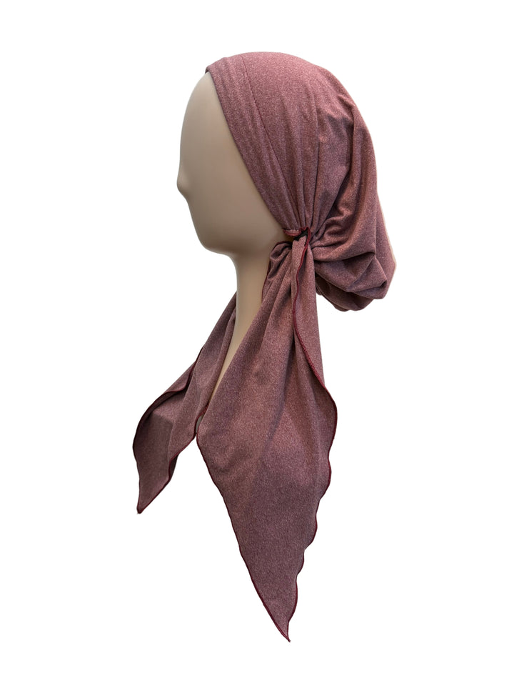 pretied lined heather soft cotton