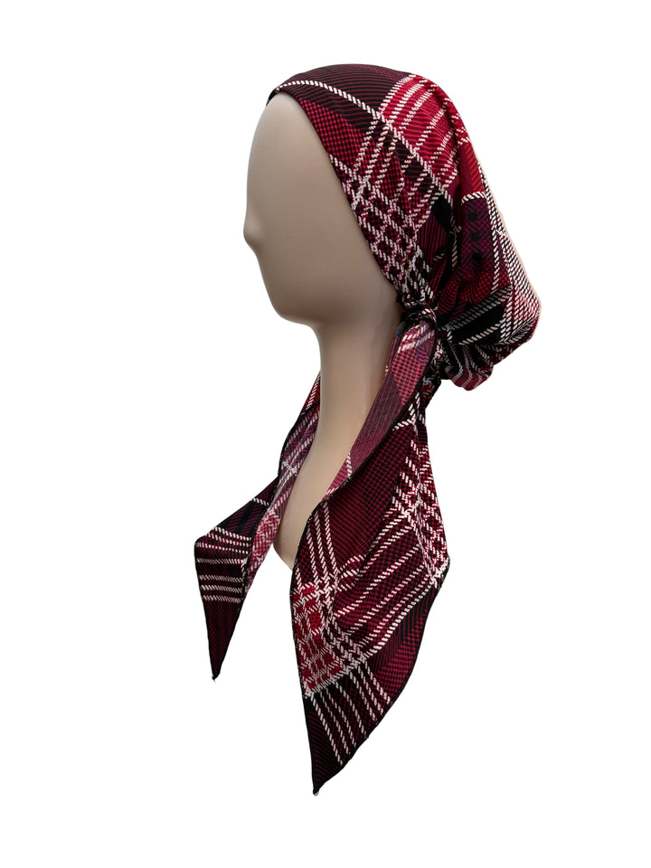 pretied lined plaid lines