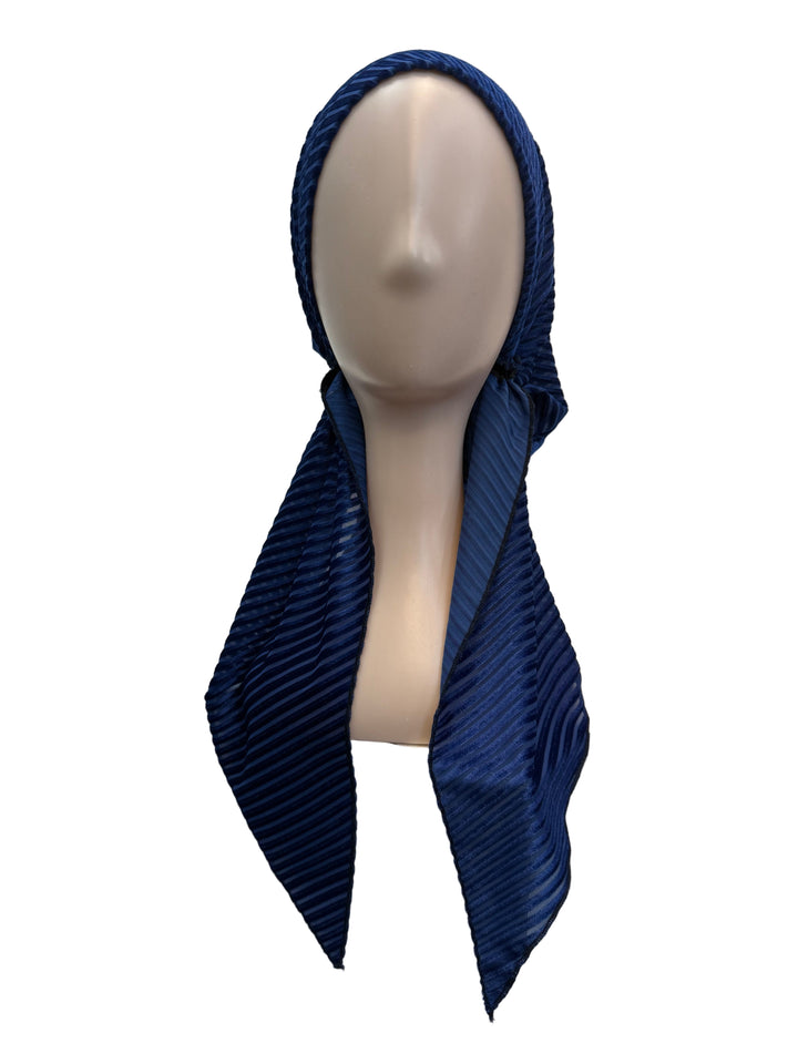 pretied lined velour slant lines