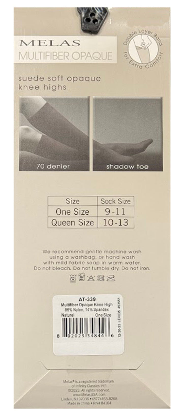 knee high multifiber opaque 70 denier