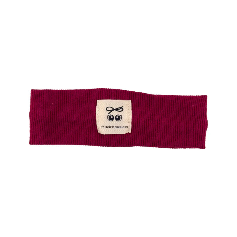 sweatband brushed ribbed flat