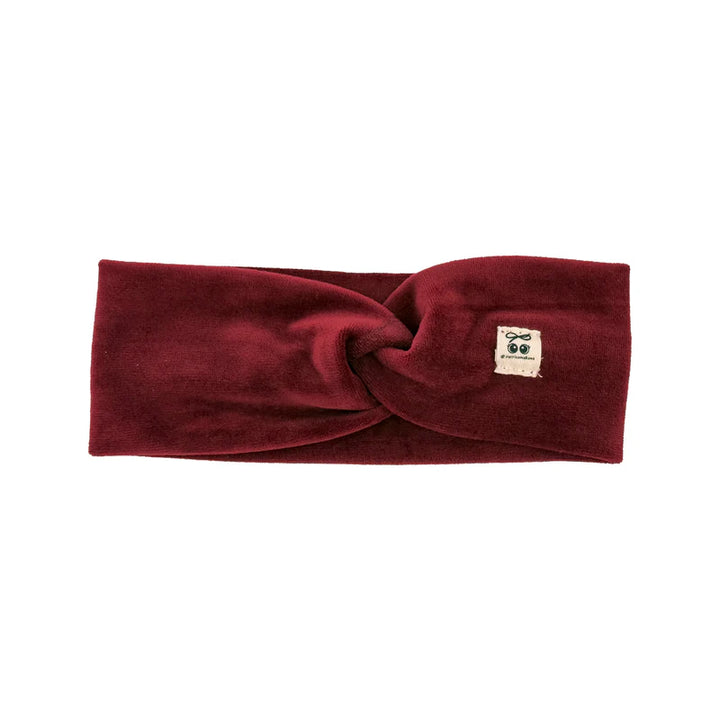 sweatband velvet knot