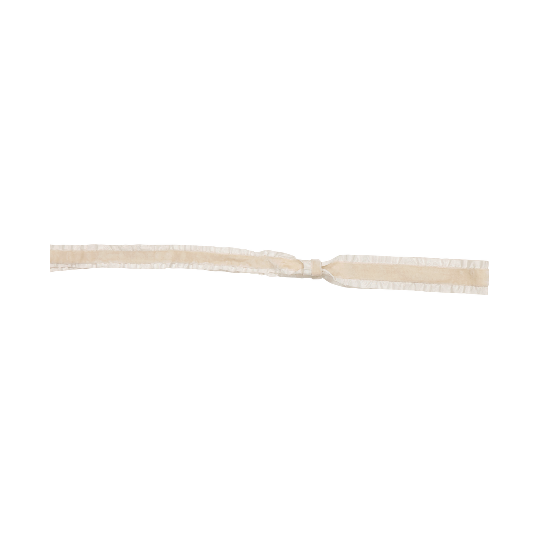 sweatband ruffle velvet