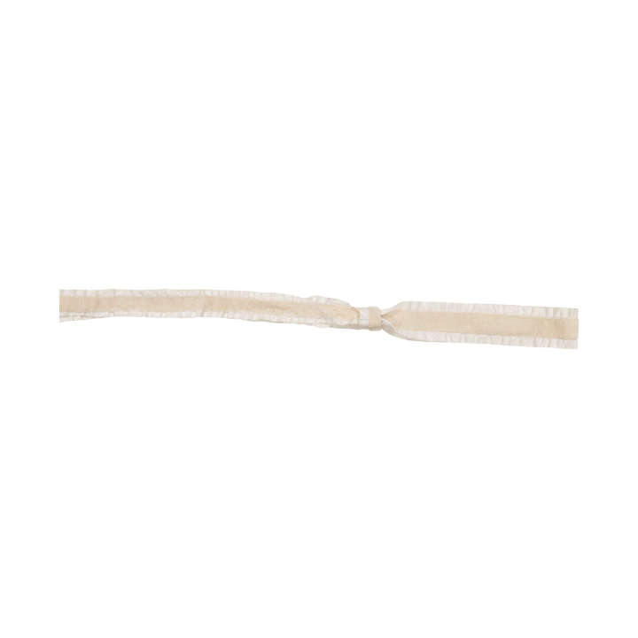 sweatband ruffle velvet