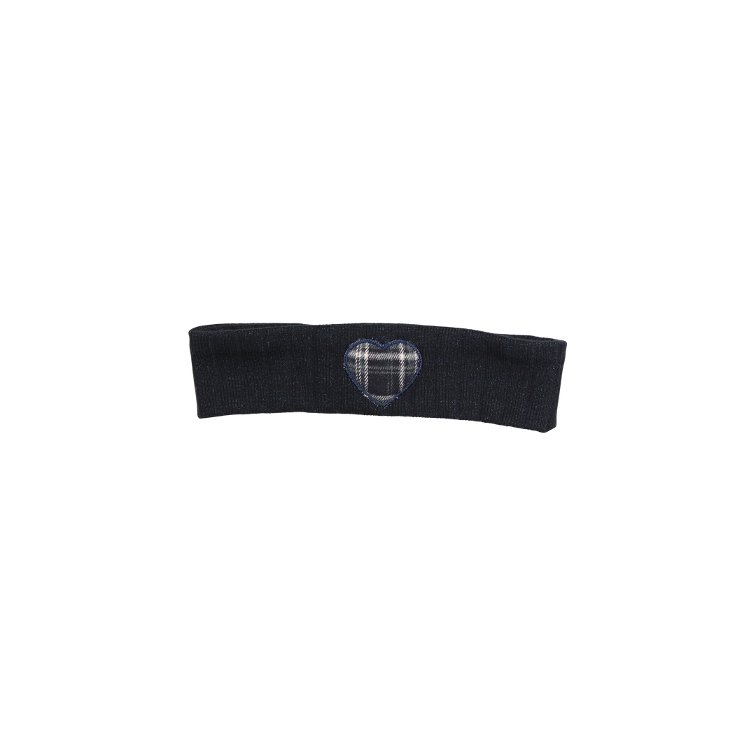 sweatband puffy plaid heart