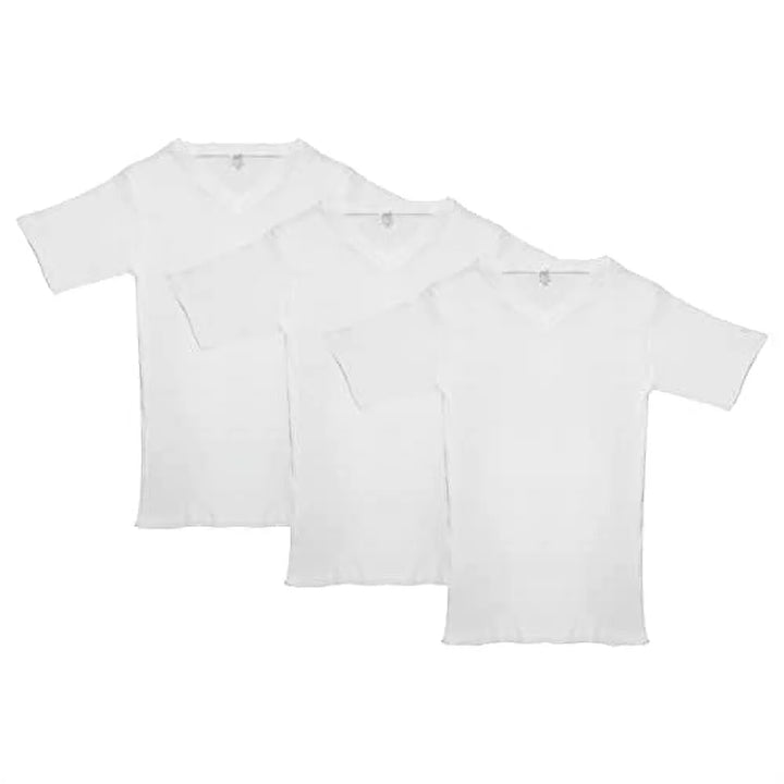 undershirt vneck short sleeve 3 pack