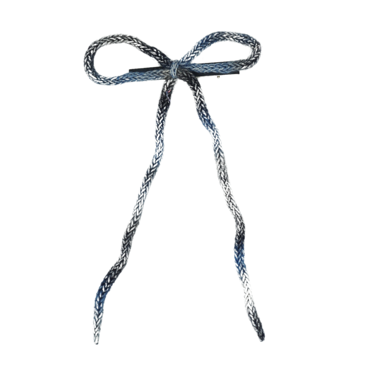 clip bow knitted wintery rope