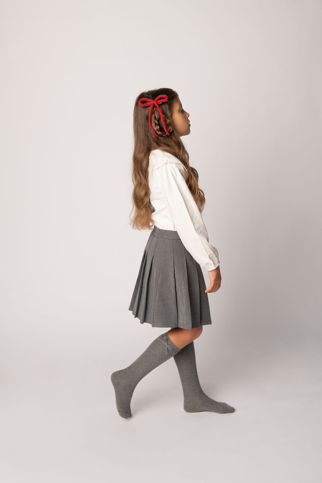 clip bow knitted wintery rope