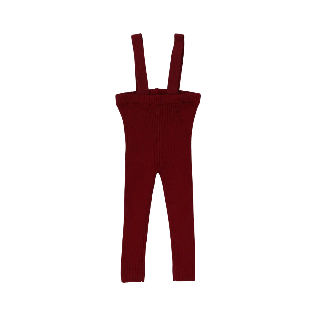 overall knit long suspender