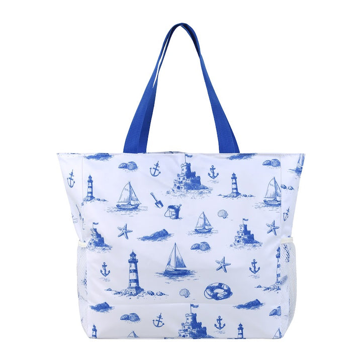 tote bag waterproof striped