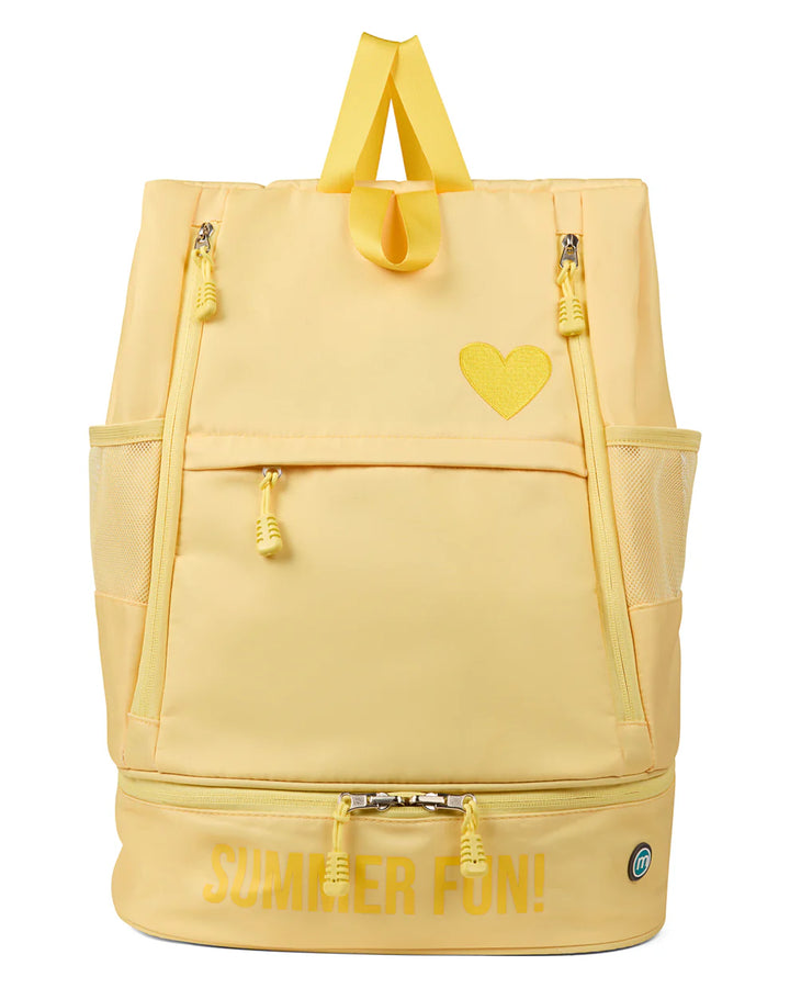 backpack summer fun double zipper