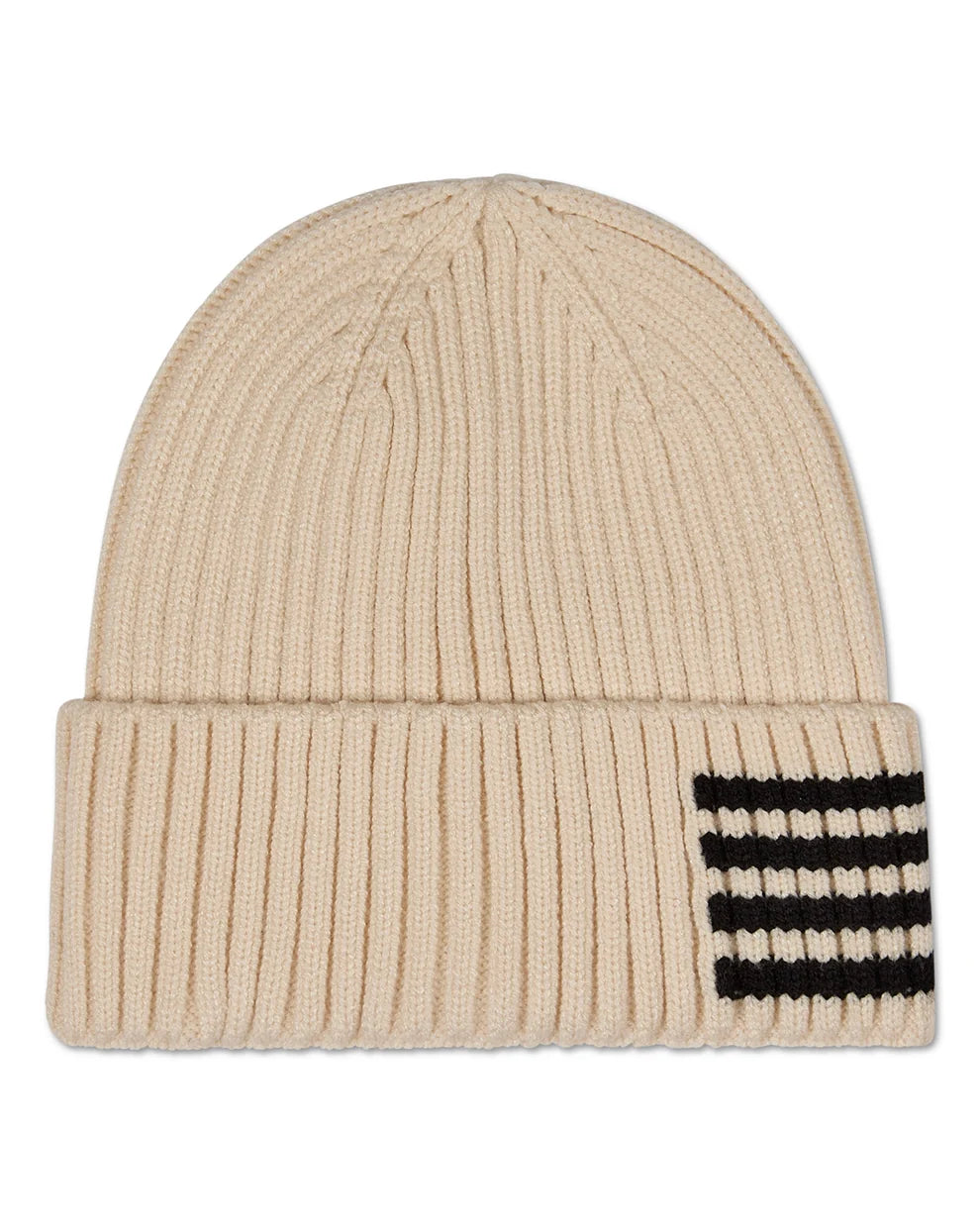 beanie side striped