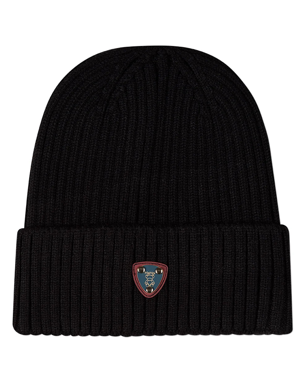beanie teddy crest cuffed