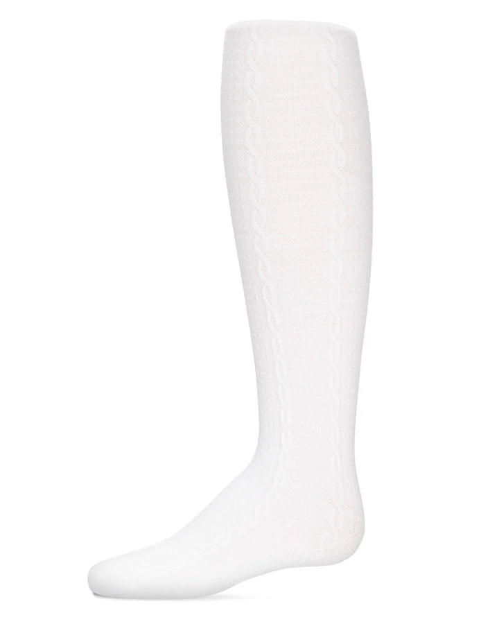 tights pima cotton chain dot