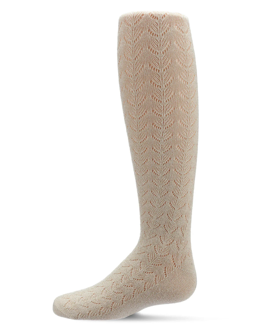 tights cotton shimmer pointelle