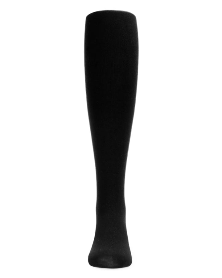 tights opaque flocked backseam bow