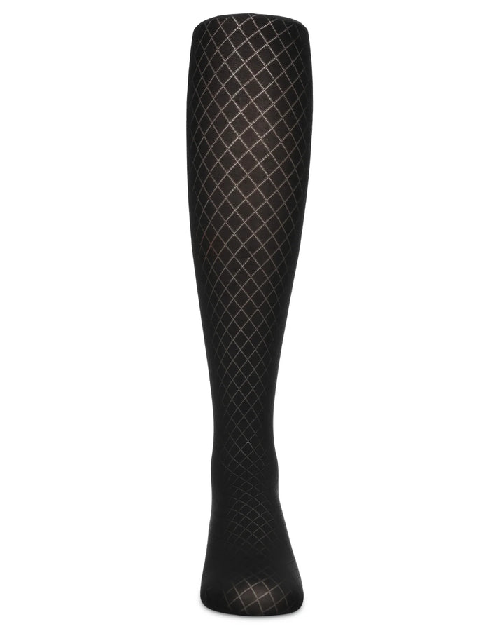 tights semi opaque diamond